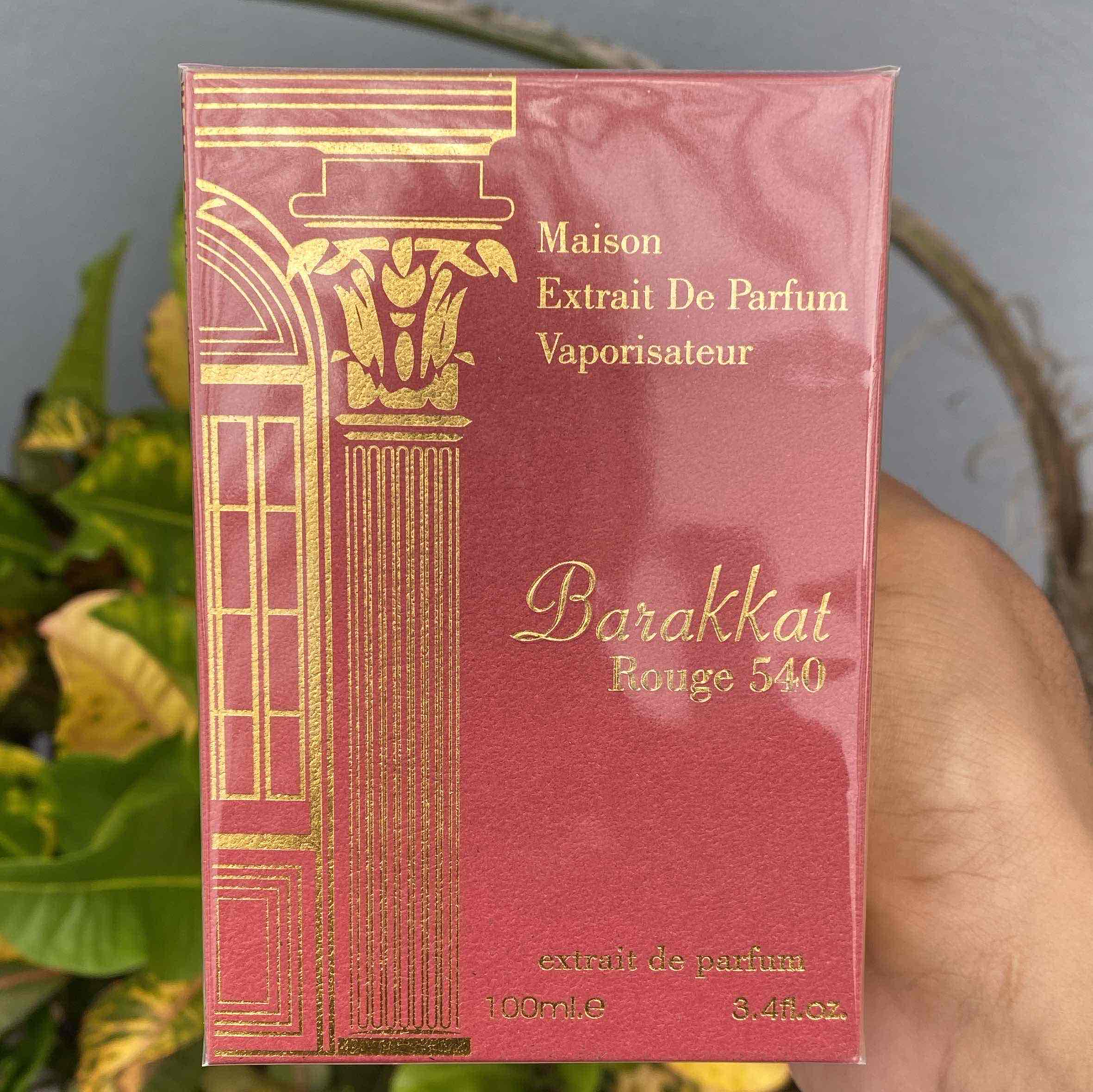 FRAGANCE WORLD EXTRACT BARAKKAT ROUGE 540 100ML EDP